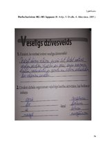 Diplomdarbs 'Tēmas "Veselīgs dzīvesveids" apguve dabaszinībās 3.klasē', 79.