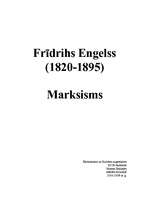Referāts 'Frīdrihs Engelss', 1.