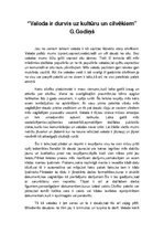 Eseja 'Valoda ir durvis uz kultūru un cilvēkiem', 1.