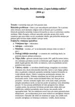 Konspekts 'Anotācija Māris Rungulis "Lapsu kalniņa mīklas"', 1.