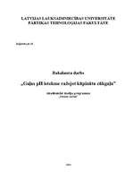 Diplomdarbs 'Gaļas PH ietekme, ražojot kūpinātu cūkgaļu', 1.