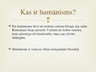 Prezentācija 'Humānisms', 2.