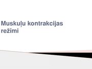 Konspekts 'Skeleta muskuļu kontrakcijas režīmi', 5.