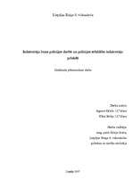 Referāts 'Iedzīvotāju loma policijas darbā un policijas atbildība iedzīvotāju priekšā', 1.