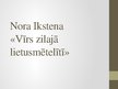 Prezentācija 'Romāna "Vīrs zilajā lietusmētelītī" kopsavilkums', 1.