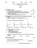 Konspekts 'Kontroldarbs fizikā 10.klasei. Kinemātika', 1.