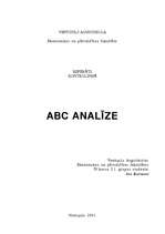 Referāts 'ABC analīze', 1.