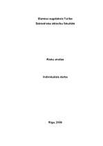 Konspekts 'Risku analīze', 1.