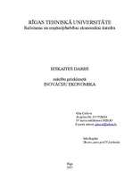 Referāts 'Inovāciju ekonomika', 1.