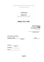 Eseja 'Recenzija izrādei "Pērku jūsu vīru"', 1.