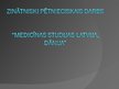 Referāts 'Medicīnas studijas: Latvija, Dānija', 21.