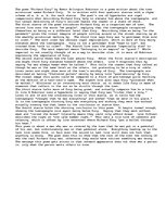 Eseja '"Richard Cory" by Edwin Arlington Robinson', 1.