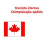 Prezentācija 'Kanāda Ziemas Olimpiskajās spēlēs', 1.