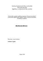 Referāts 'Multikulturālisms', 1.