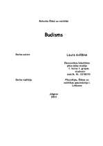 Referāts 'Budisms', 1.