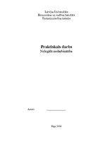 Referāts 'Nelegālā nodarbinātība', 1.