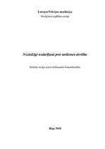 Referāts 'Noziedzīgi nodarījumi pret satiksmes drošību', 1.