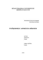 Referāts 'Svešķermeņu aspirācija bērniem', 1.