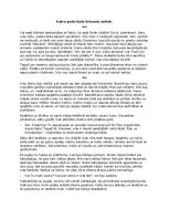 Eseja 'Katru gadu kāds brīnums notiek', 1.