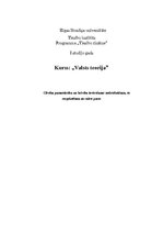 Referāts 'Cilvēka pamattiesību un brīvību ievērošanas nodrošināšana, to respektēšana no va', 1.