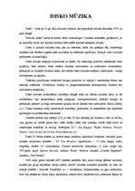 Referāts 'Disko mūzika', 1.