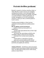 Konspekts 'Pacienta drošības pasākumi', 1.