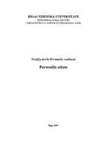 Referāts 'Personāla atlase', 1.