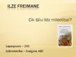 Prezentācija 'Ilze Freimane "Cik tālu līdz mīlestībai?"', 1.