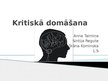 Prezentācija 'Kritiskā domāšana', 1.