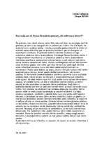 Eseja 'Recenzija par dr.Rossa Kempbela grāmatu "Kā mīlēt savu bērnu"', 1.