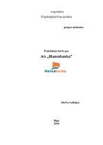 Referāts 'Par "Hansabanku"', 1.
