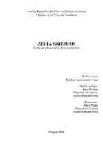 Referāts 'Zelta griezums', 1.