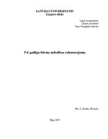 Referāts '5 - 6 gadus vecu bērnu attīstības raksturojums', 4.