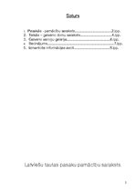 Referāts 'Pētījums par latviešu tautas pasakām un teikām', 2.