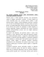 Eseja 'Politiskās institūcijas. Partijas', 1.