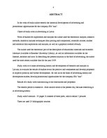 Referāts 'Reklāmas attīstība un reklāmas iespējas uzņēmumā SIA "X"', 4.
