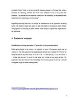 Referāts 'The Portuguese Attitude to Drinking Tap Water', 8.