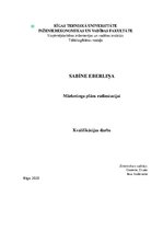 Diplomdarbs 'Mārketinga plāns radiostacijai', 1.