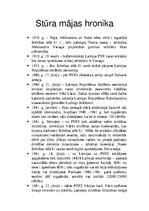 Referāts 'Stūra mājas hronika', 1.