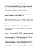 Referāts 'National Traditions in United Kingdom', 8.