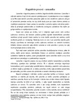 Eseja 'Kognitīvie procesi – uzmanība', 1.