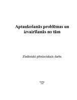 Referāts 'Aptaukošanās problēmas un izvairīšanās no tām', 1.