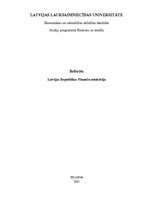 Konspekts 'Latvijas Republikas Finanšu ministrija', 17.