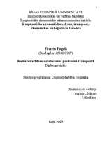 Diplomdarbs 'Komercdarbības uzlabošanas pasākumi transportā', 1.