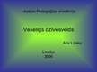 Prezentācija 'Ieteikumi veselīgam dzīvesveidam', 1.