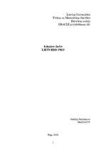 Referāts 'Lietvedības sistēma "Lietvedis Pro" ', 1.