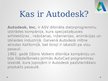 Prezentācija 'Autodesk izstrādājumi', 3.