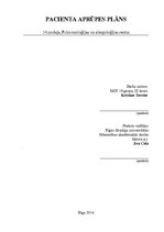 Prakses atskaite 'Aprūpes plāns HOPS slimniekam paasinājuma stāvoklī', 3.