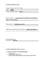 Prakses atskaite 'Aprūpes plāns HOPS slimniekam paasinājuma stāvoklī', 5.