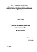 Diplomdarbs 'Ūdens patēriņa starpības rašanās cēloņi, problēmas un risinājumi', 1.